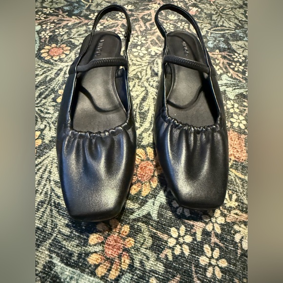 Vince Black Leather Flats - Picture 6 of 6